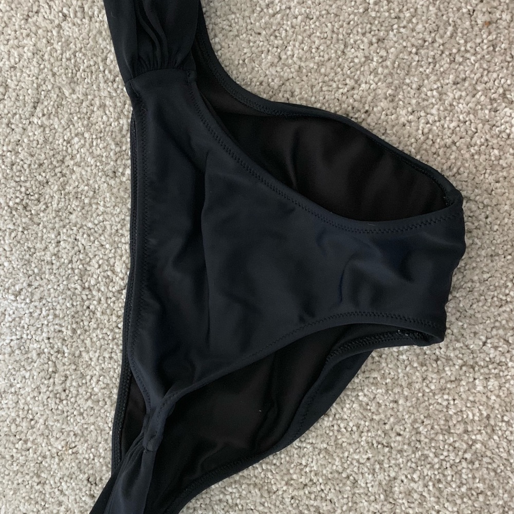 Black Victoria’s Secret swim bottoms